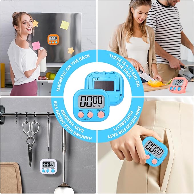 Mwellewm 6 Packs Digital Timers - Image 4