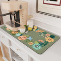 AMOAMI Coffee Mat Hide Stain Rubber Backed Absorbent Dish Drying Mat by AMOAMI