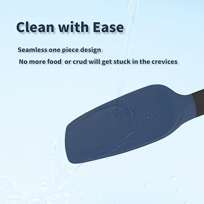 Coukre Silicone Spatula Set of 5, High Temperature Resistant, Food Grade - Image 4