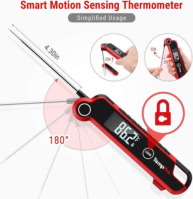 TempPro TP620 Instant Read Meat Thermometer Digital, Cooking Thermometer - Image 5