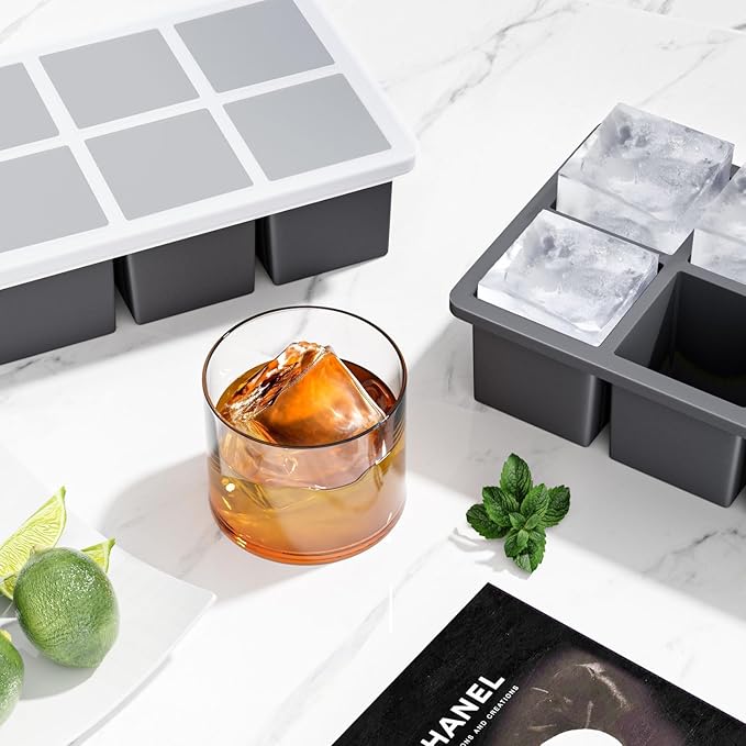 Large Ice Cube Tray for Whiskey: FDDBI Big Square Ice Cube Maker for Cocktail - Image 2