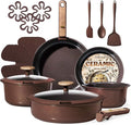 CAROTE Pots and Pans Set, Ceramic Cookware Set Non Stick by CAROTE