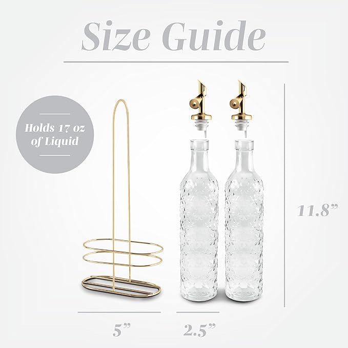 COOK WITH COLOR Glass Olive Oil Bottle Dispenser - Image 3