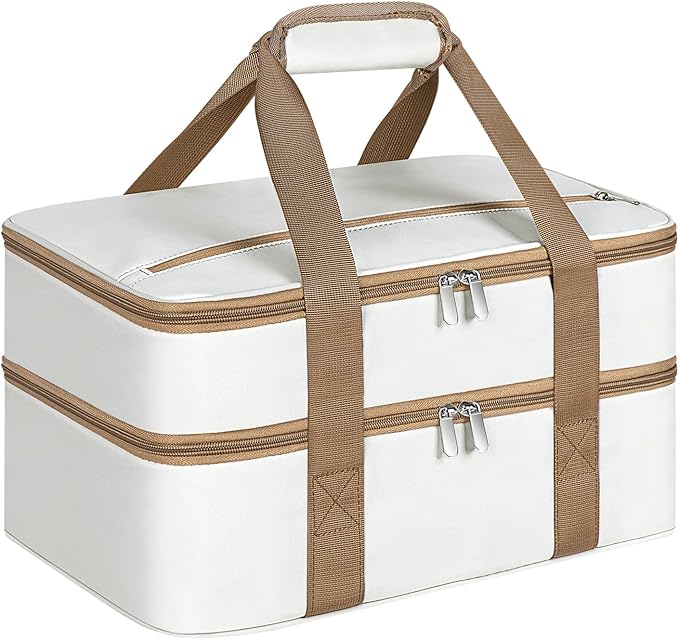 Double Insulated Casserole Carrier, Portable Casserole Carrier by MIAOJIE