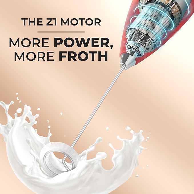 Zulay Kitchen Powerful Milk Frother Wand - Image 3