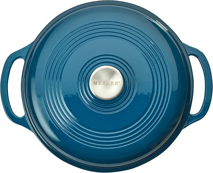 Mercer Culinary Enameled Cast Iron Round Dutch Oven, 6 qt. - Image 3
