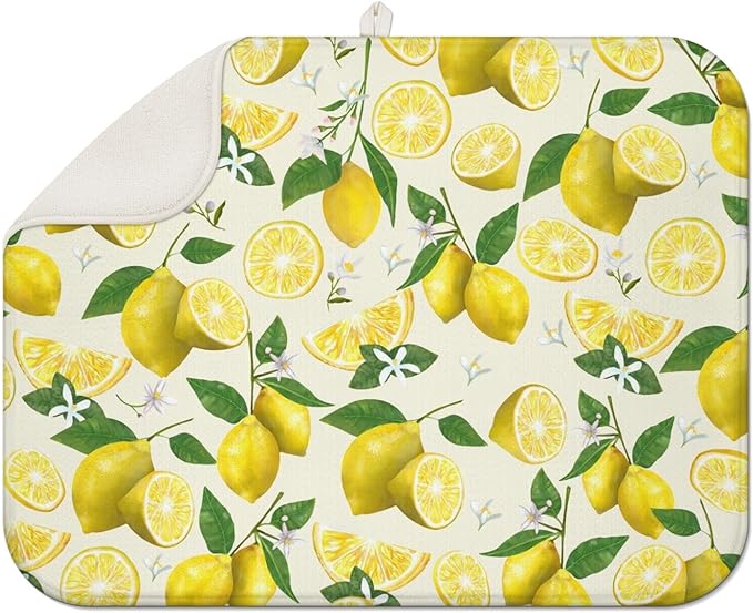 Dish Drying Mat Drainer Pads by Kuyig+Home