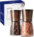 Vzaahu Salt and Pepper Copper Grinders, Seasalt Spice Peppermill by vzaahu