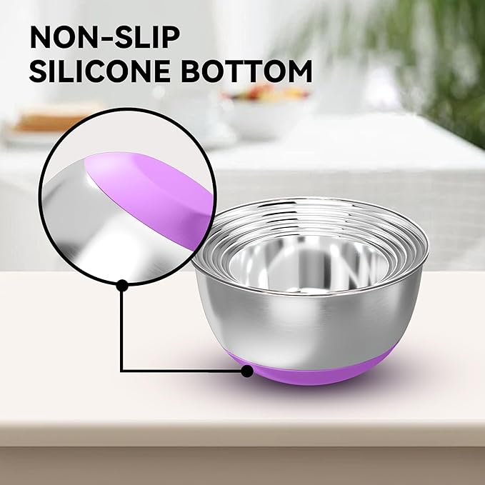 KITEISCAT Stainless Steel Mixing Bowls - Image 5