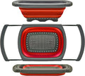 Qimh Colander Collapsible, Over The Sink Veggies/Fruit 6-Quart Strainers and by Qimh
