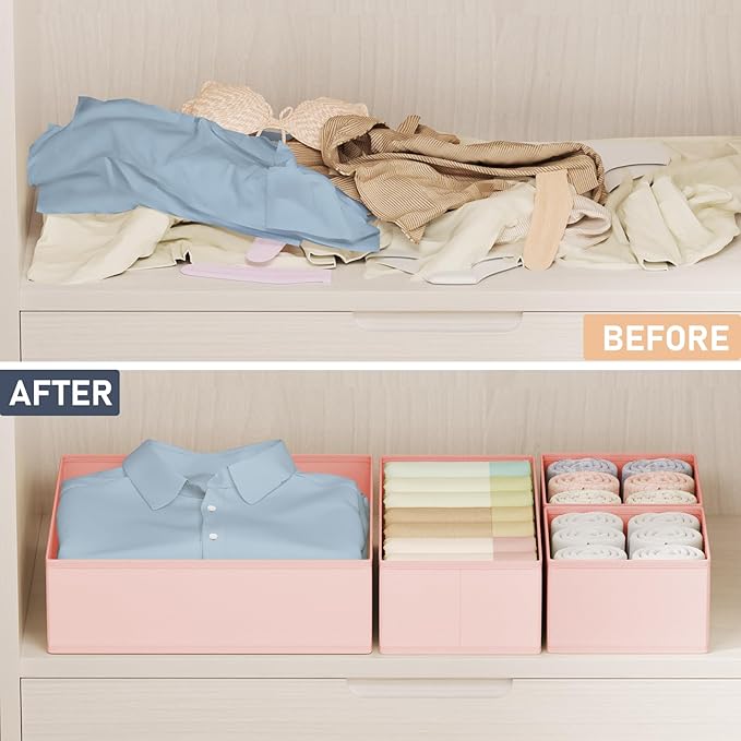 DIMJ Drawer Organizer Clothes Storage - Image 4
