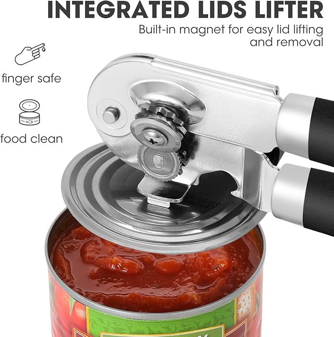 Manual Can Opener, UHIYEE Handheld Can Opener Heavy Duty - Image 5