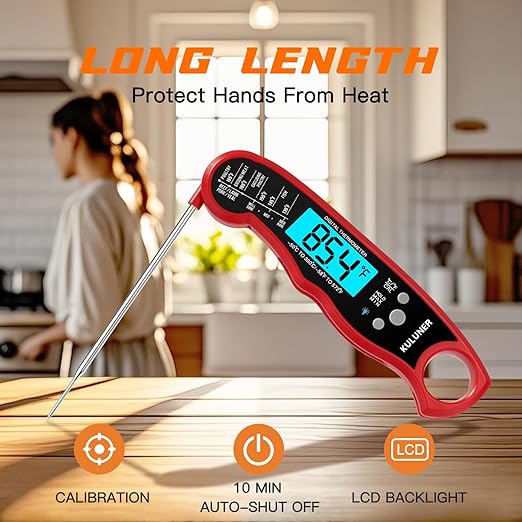 KULUNER TP-01 Waterproof Digital Instant Read Meat Thermometer - Image 5