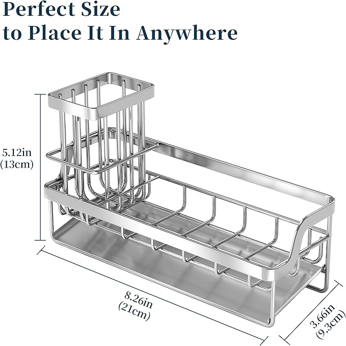 Consumest Sponge Holder for Kitchen Sink - Image 3