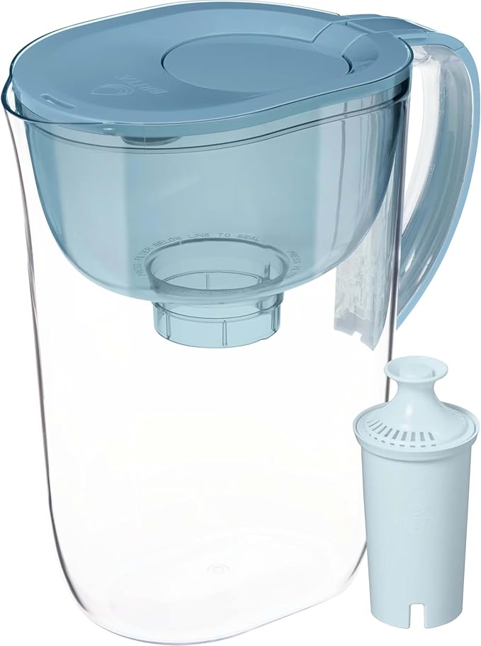 Brita 10 Cup Water Filter Pitcher, Copper and More, Includes 1 Brita Plus Filter - Image 12