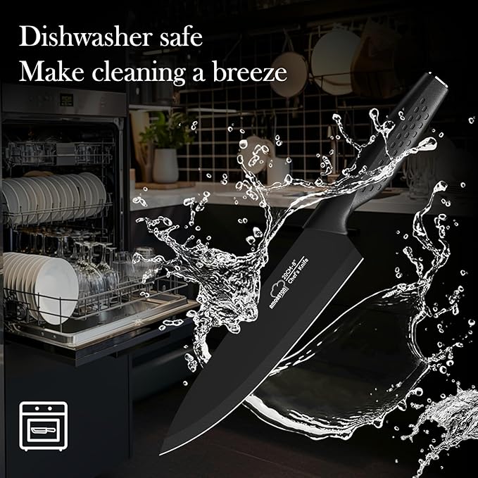 Knife Set, 15 Pieces Kitchen Knife Set - Image 7