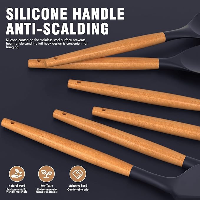 Silicone Cooking Utensils Set - Image 2