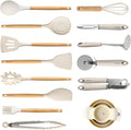 CAROTE Silicone Cooking Utensils Set, Kitchen Utensils Set 16 Pcs by CAROTE