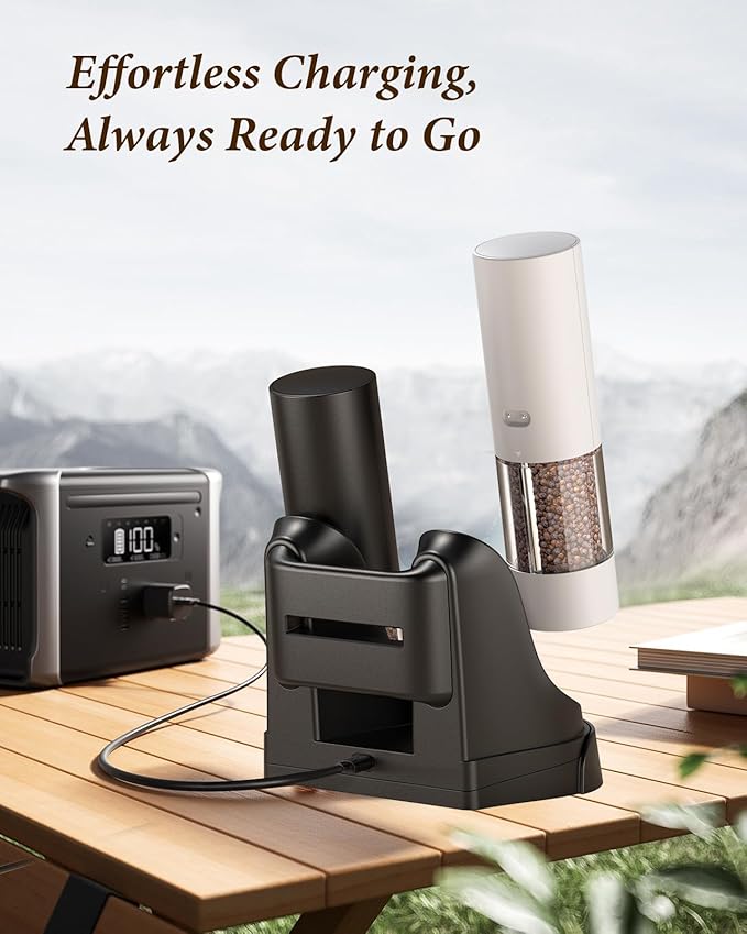 Electric Salt and Pepper Grinder Set - Image 8