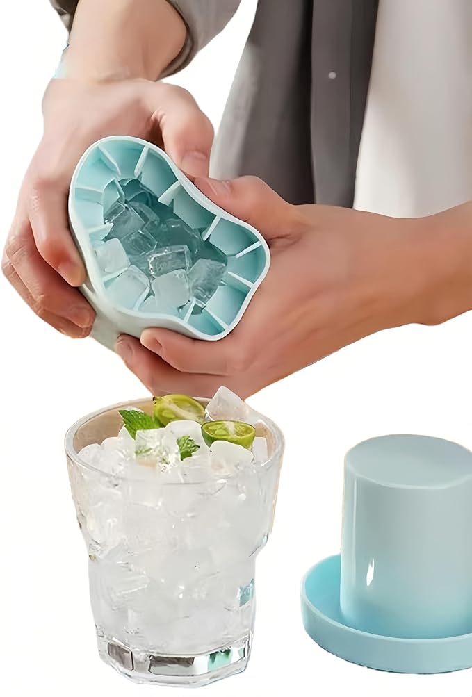 3D Upgraded Silicone Ice Cube Tray by Chinshwehaw