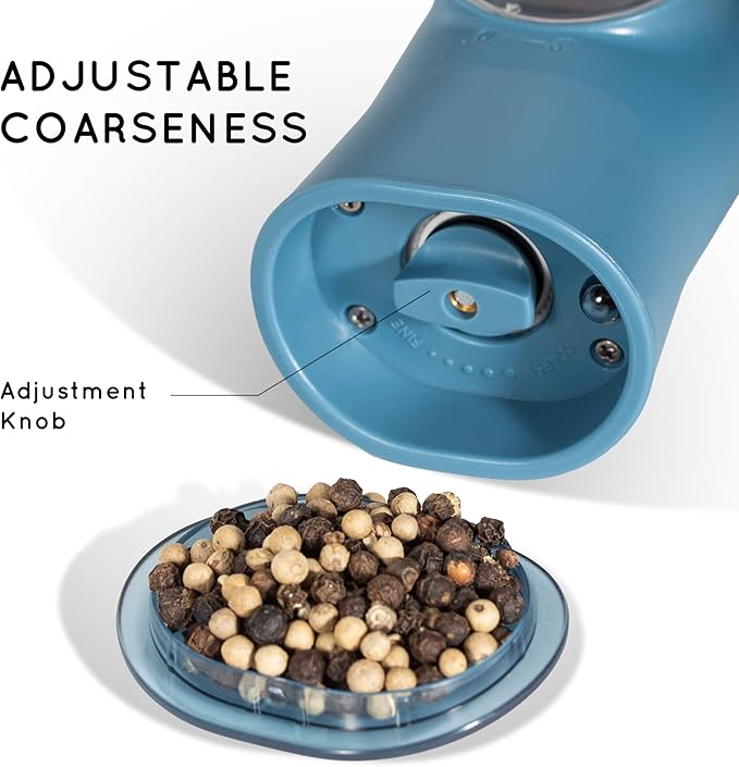 Flendy Gravity Electric Salt and Pepper Grinder Set Rechargeable, Automatic - Image 6