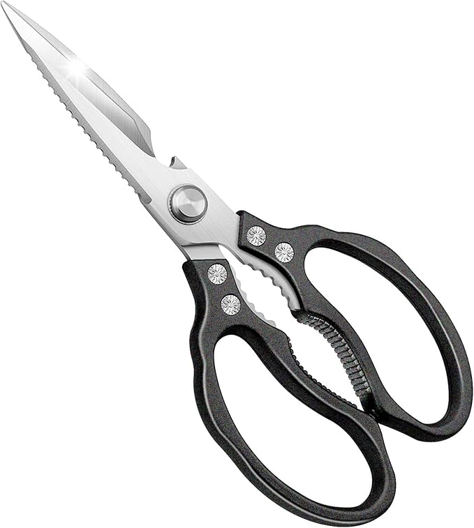 CGBE Kitchen Scissors All Purpose Heavy Duty, Ultra Sharp Stainless Steel by CGBE