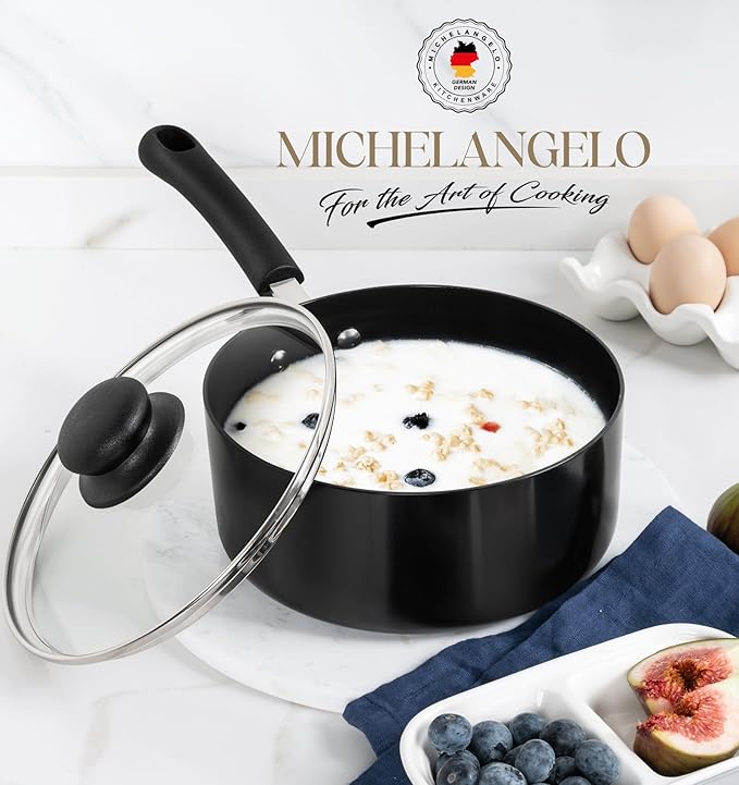 MICHELANGELO Nonstick Saucepan - Image 7