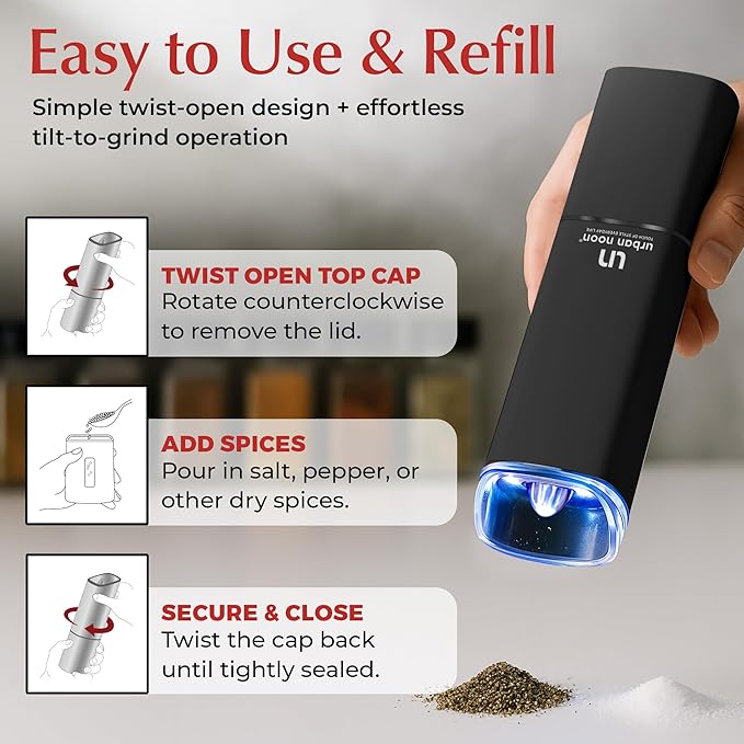 Automatic Salt and Pepper Grinder Set - Image 2