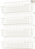Spice Rack Wall Mount 4 Pack, Metal Wall Mounted Spice Rack Organizer by AURIKAR