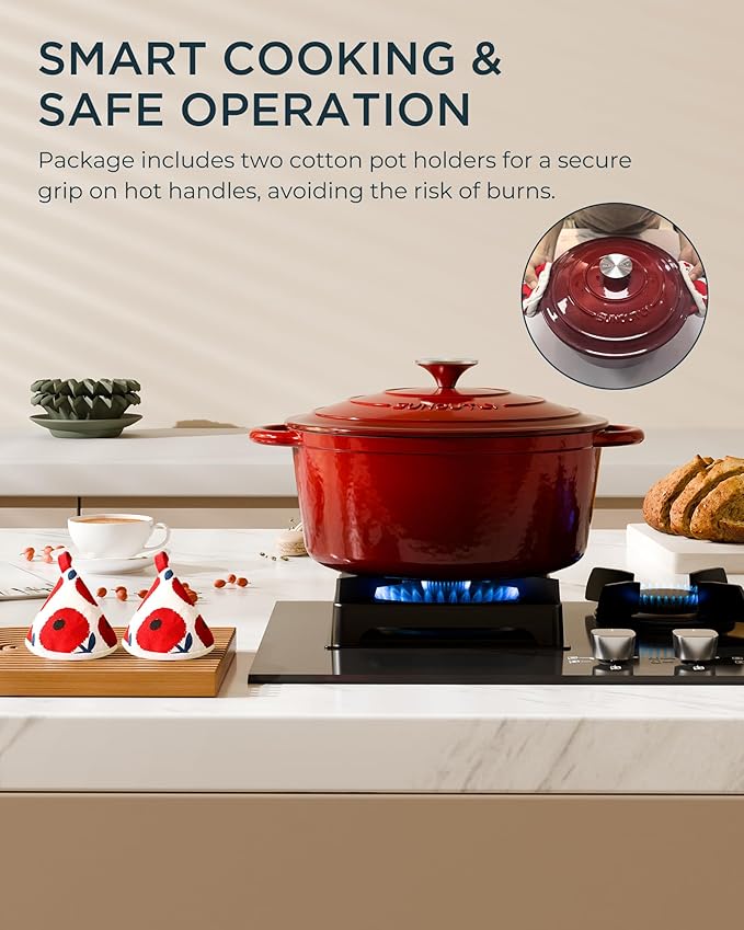 Enameled Cast Iron Dutch Oven - Image 7