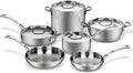Cuisinart French Classic Tri-Ply Stainless 10-Piece Cookware Set by Cuisinart
