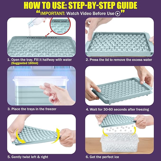 0.55in Mini Ice Cube Trays - Image 3