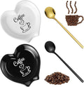 FoldTier 2 Pcs Ceramic Coffee Spoon Rest by FoldTier