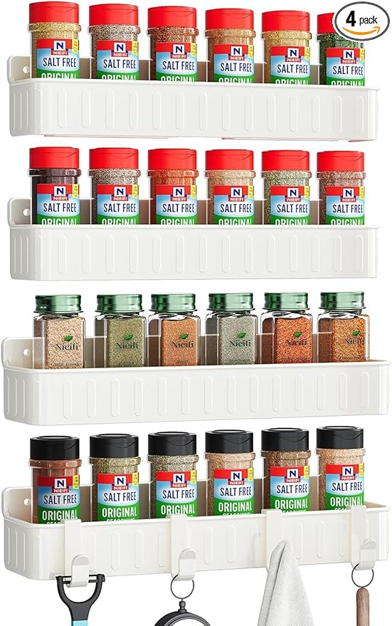Nieifi Spice Rack Wall Mount, Spice Organizer by Nieifi