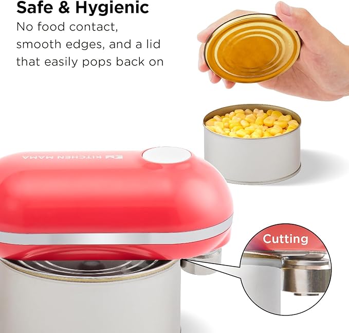Kitchen Mama Mini Plus Rechargeable Electric Can Opener: USB-C Charging - Image 5