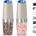 Gravity Electric Salt And Pepper Grinder Set, Automatic Salt And Pepper Grinder by KIARYUOLL