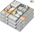 DIMJ Drawer Organizer Clothes 24 Pack by DiMJ