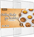 Cooling Rack for Baking 2-Pack, 16x10 Inches Baking Rack, Thick Wire Cookie by Briout