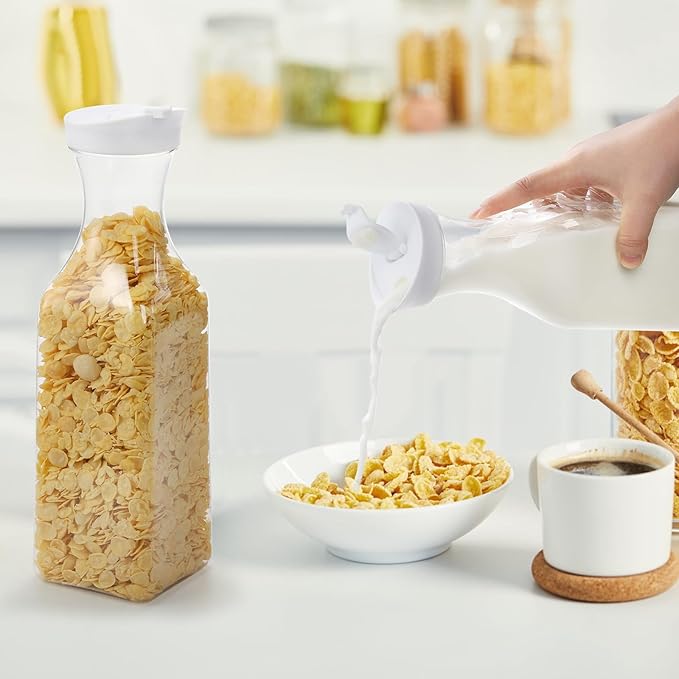 YOUEON 8 Pack 50 Oz Plastic Water Carafe - Image 6
