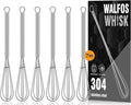 Walfos Mini Whisks Stainless Steel 6pcs; 7" by Walfos