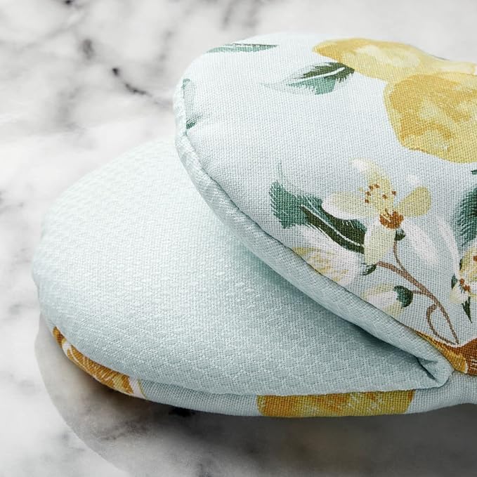 Martha Stewart Lemon Whimsy Mini Oven Mitt 2-Pack Set - Image 3
