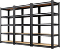 3-Pack 5-Tier Heavy Duty Garage Shelving Units by Unknown