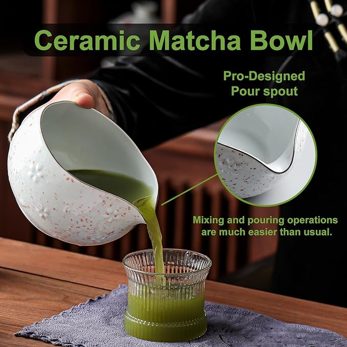 Matcha Whisk Set, Gifts for Women, Matcha Bowl - Image 4