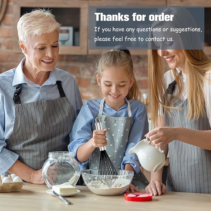 OYV Silicone Whisk, 3 pack Professional whisks - Image 7