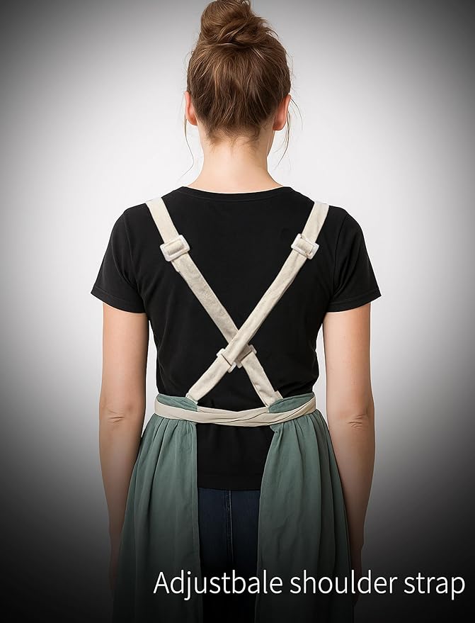 Pinknoke Vintage Pinafore Apron Dress - Image 8