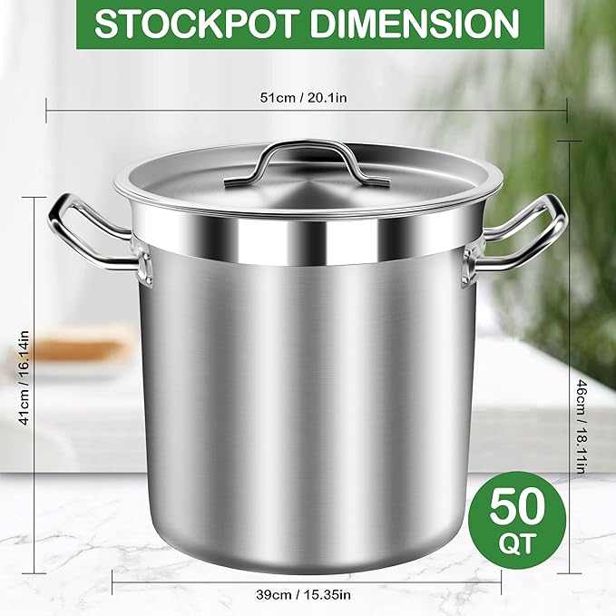 STOCKPOT Commercial Grade Large Stock Pot - Image 7
