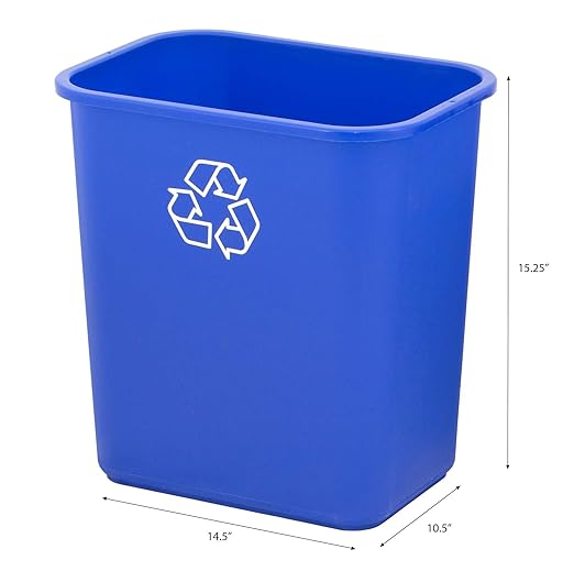 United Solutions 7 Gallon / 28 Quart Space Saving Recycling Bin, Fits Under - Image 5