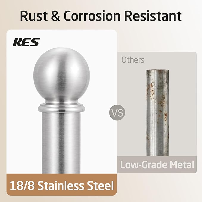 KES Anti-Slip Marble Paper Towel Holder Countertop - Image 5