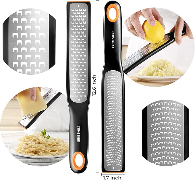 Cohesion Etched Zester & Grater Set of 2 - Image 2