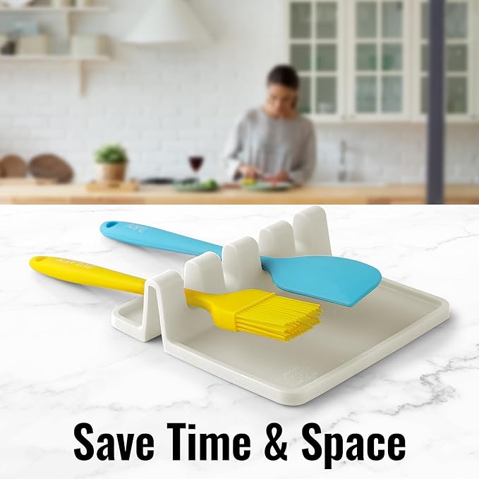 Zulay Kitchen Silicone Utensil Rest - Image 7